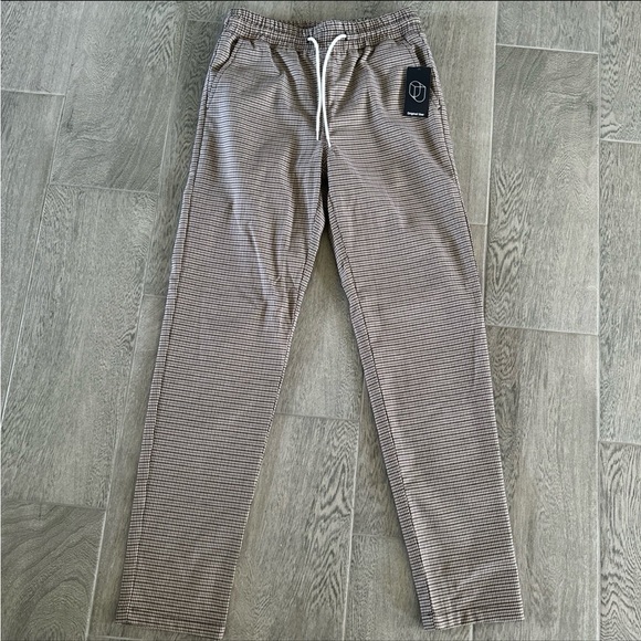 Adult tapered woven joggers original use brown xs - Picture 3 of 11